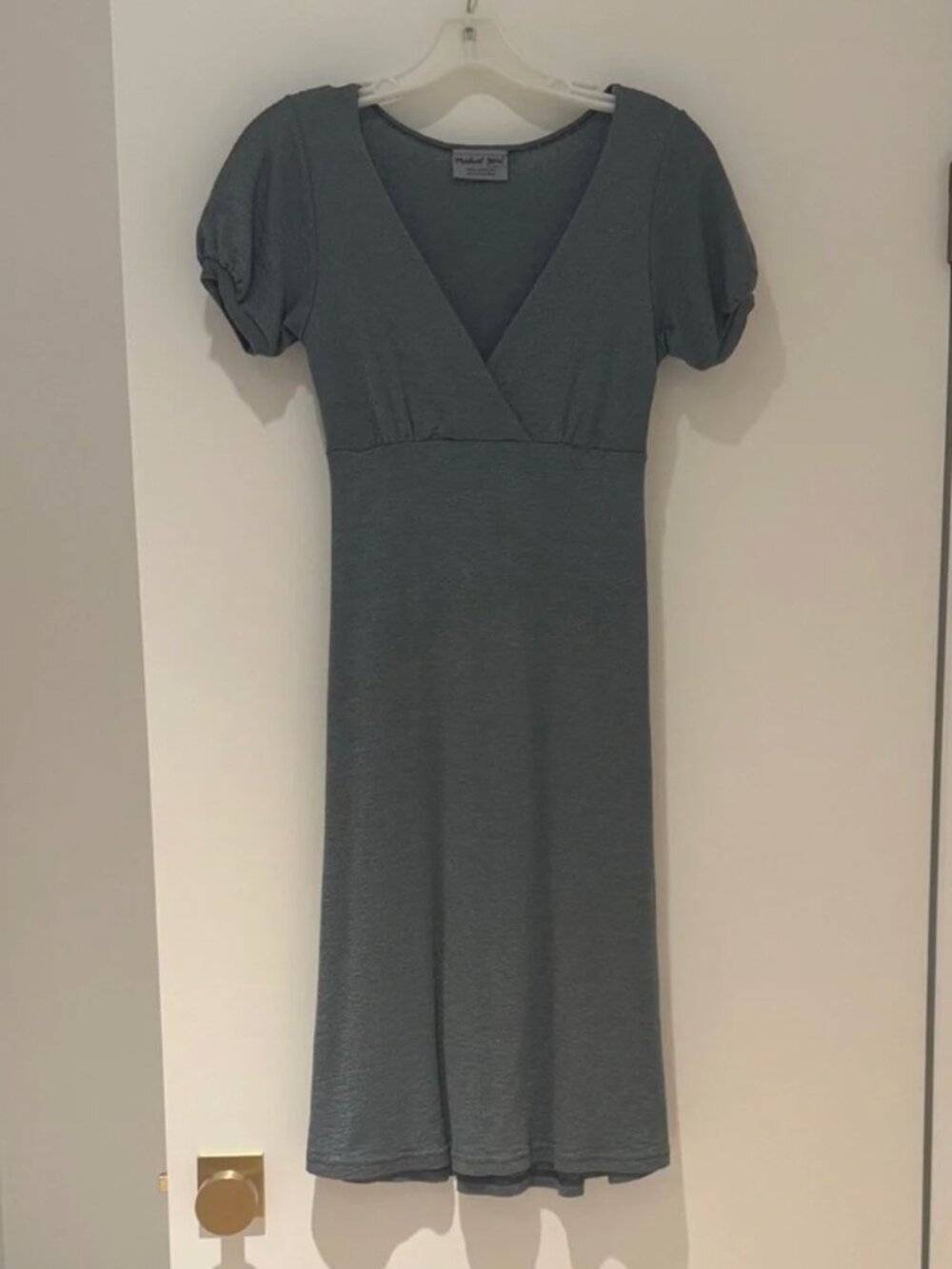 Sage green Michael Stars dress. One size fits most = S/M, Worn 1-2 times